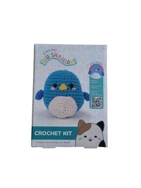 NEW Jazwares Original Squishmallows Bebe the Bluebird Crochet Kit